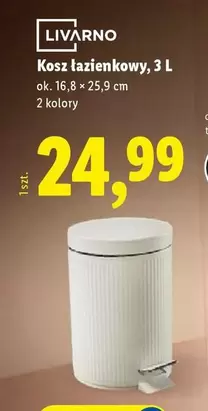 Ok - Kosz łazienkowy, 3 L