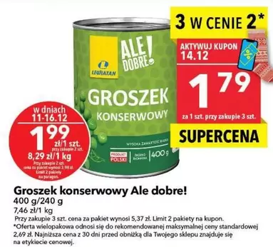 Ale - Groszek konserwowy