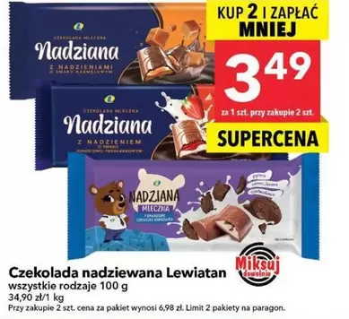 Czekolada nadziewana