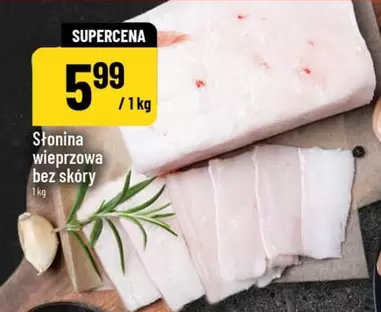 Słonina wieprzowa bez skóry