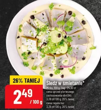 Śledź w śmietanie