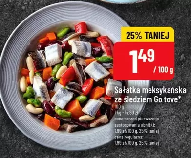 Sałatka meksykańska ze śledziem Go tove