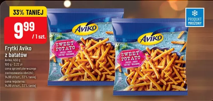 Frytki Aviko z batatów