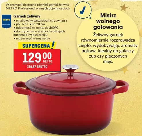 Metro - Garnek żeliwny