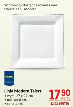 Metro - Linia Modern Talerz