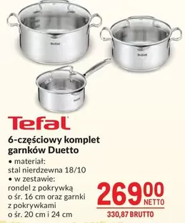 6-częściowy komplet garnków Duetto