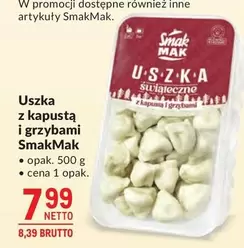 Uszka z kapustą i grzybami