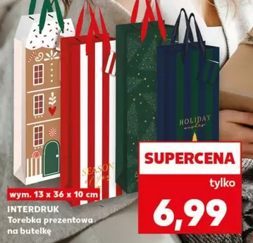 Torebka prezentowa na butelkę