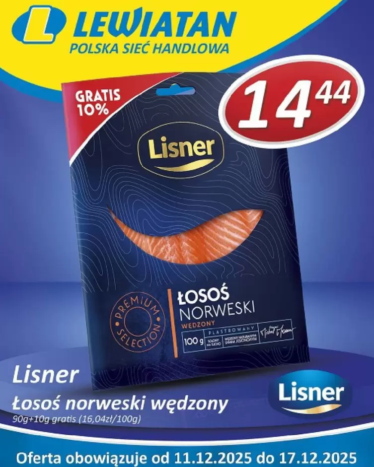 Łosoś norweski wędzony