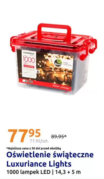 Oświetlenie świąteczne Luxuriance Lights