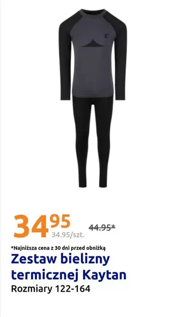 Zestaw bielizny termicznej