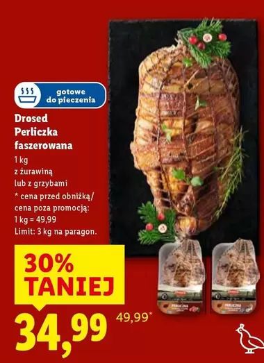 Perliczka faszerowana