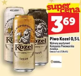 Piwo Kozel 0,5 L