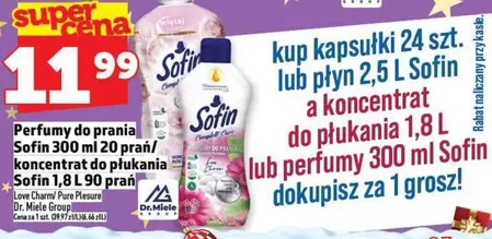 Perfumy do prania lub koncentrat do płukania