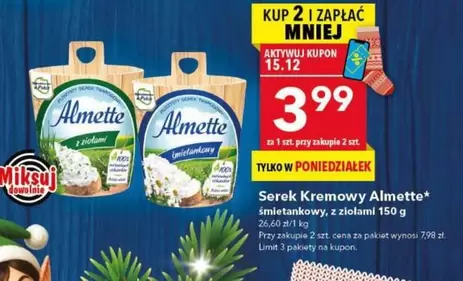 Serek Kremowy Almette