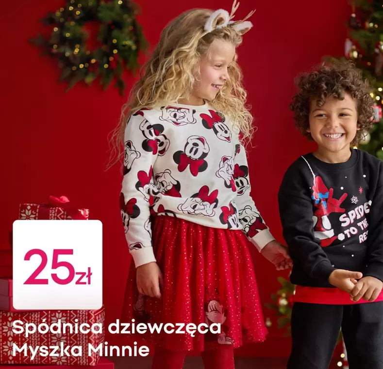 Re - Spódnica dziewczęca Myszka Minnie