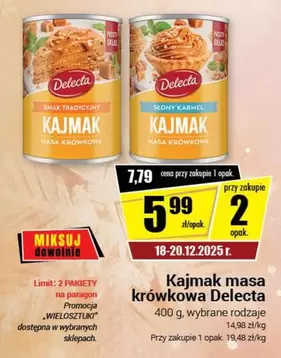 Kajmak masa krówkowa