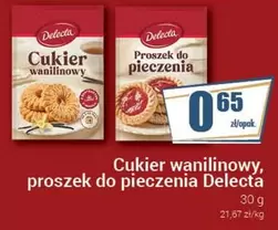 Cukier wanilinowy, proszek do pieczenia