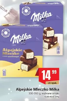 Alpejskie Mleczko Milka