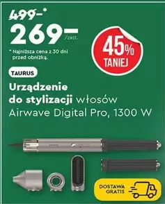 Urządzenie do stylizacji włosów Airwave Digital Pro, 1300 W