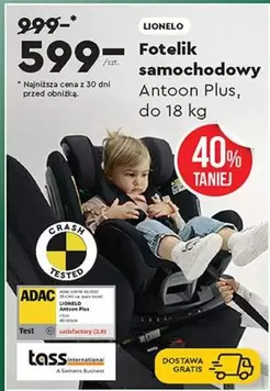 Test - Fotelik samochodowy Antoon Plus