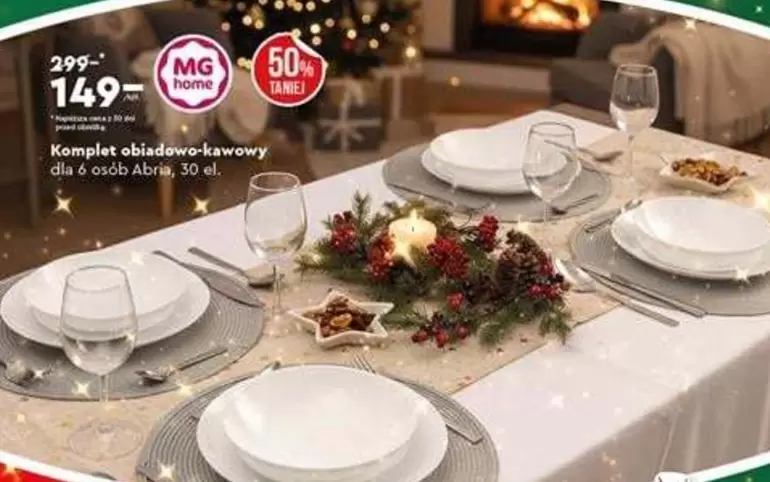 Komplet obiadowo-kawowy