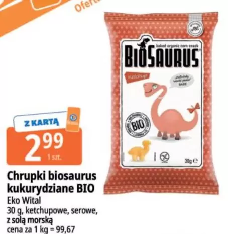 Chrupki biosaurus kukurydziane BIO