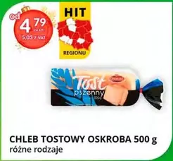 CHLEB TOSTOWY OSKROBA 500 g