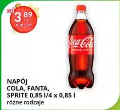 Coca Cola - COLA, FANTA, SPRITE