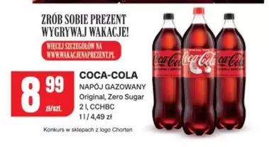 Coca Cola - NAPÓJ GAZOWANY Original, Zero Sugar