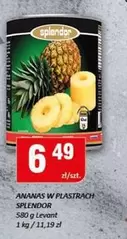 ANANAS W PLASTRACH