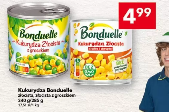 Kukurydza złocista, złocista z groszkiem