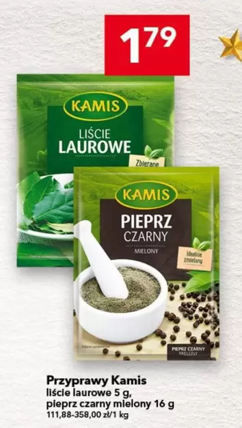 liście laurowe, pieprz czarny mielony