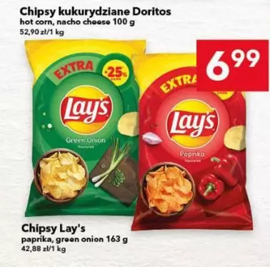 Lay'S - Chipsy kukurydziane Doritos, Chipsy Lay's