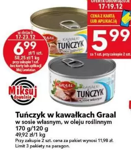 Tuńczyk w kawałkach
