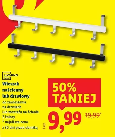 Wieszak naścienny lub drzwiowy