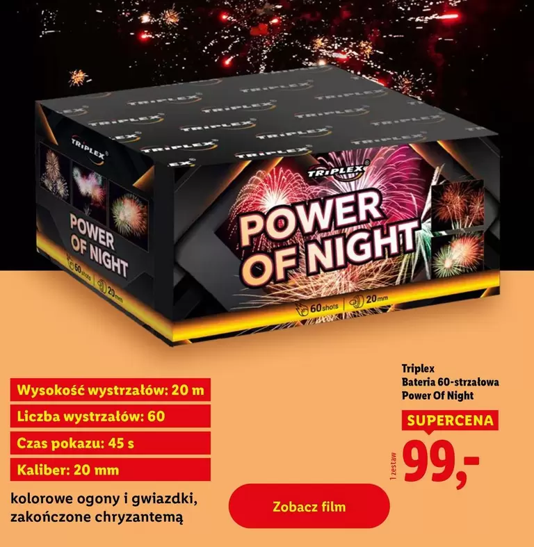Mm - Bateria 60-strzałowa Power Of Night