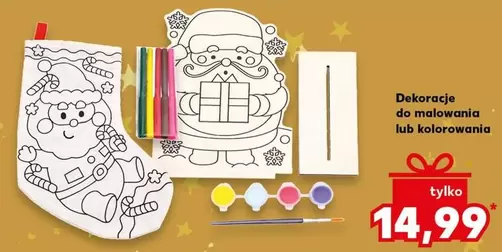 Dekoracje do malowania lub kolorowania