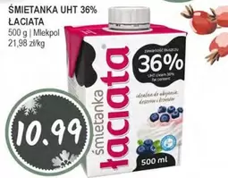 ŚMIETANKA UHT 36% LACIATA