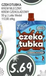 CZEKOTUBKA KREM MLECZNY, KREM CZEKOLADOWY