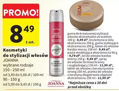 Kosmetyki do stylizacji włosów