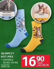 SKARPETY KOT I PIES