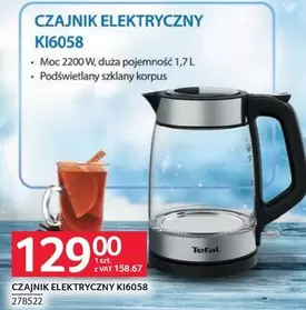 CZAJNIK ELEKTRYCZNY K16058