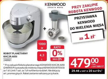 ROBOT PLANETARNY KHC29.AOSI + PRZYSTAWKA DO MIELENIA MIĘSA