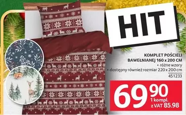 KOMPLET POŚCIELI BAWEŁNIANEJ