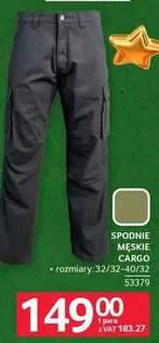 SPODNIE MĘSKIE CARGO