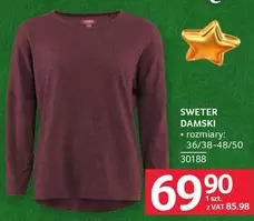 SWETER DAMSKI