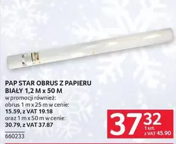 Pap - OBRUS Z PAPIERU BIAŁY 1,2 M x 50 M