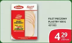 FILET PIECZONY PLASTRY 100 G