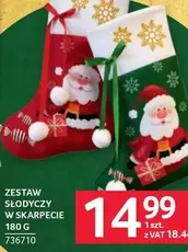 ZESTAW SŁODYCZY W SKARPECIE